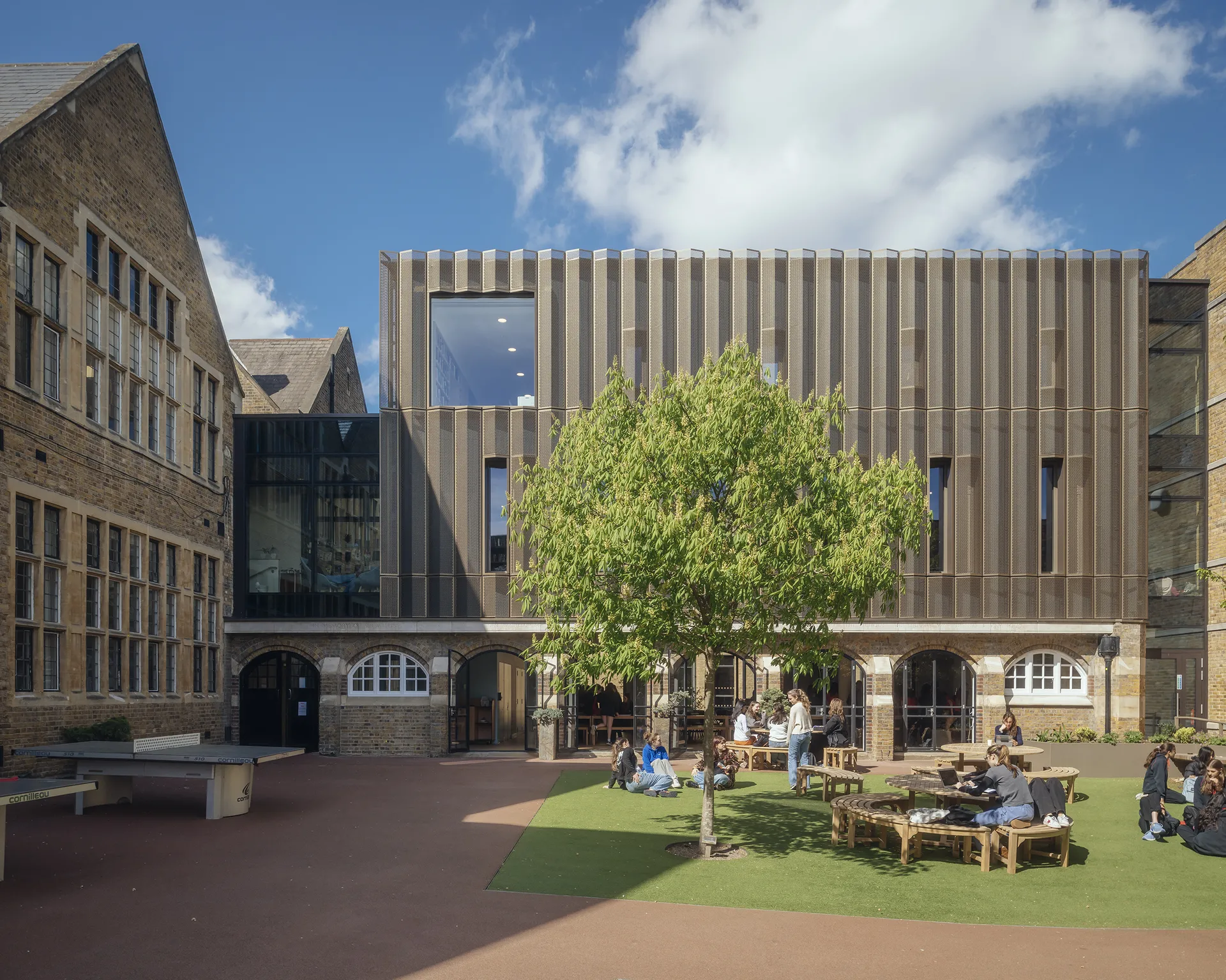 Godolphin and Latymer School – dining, library and sixth form