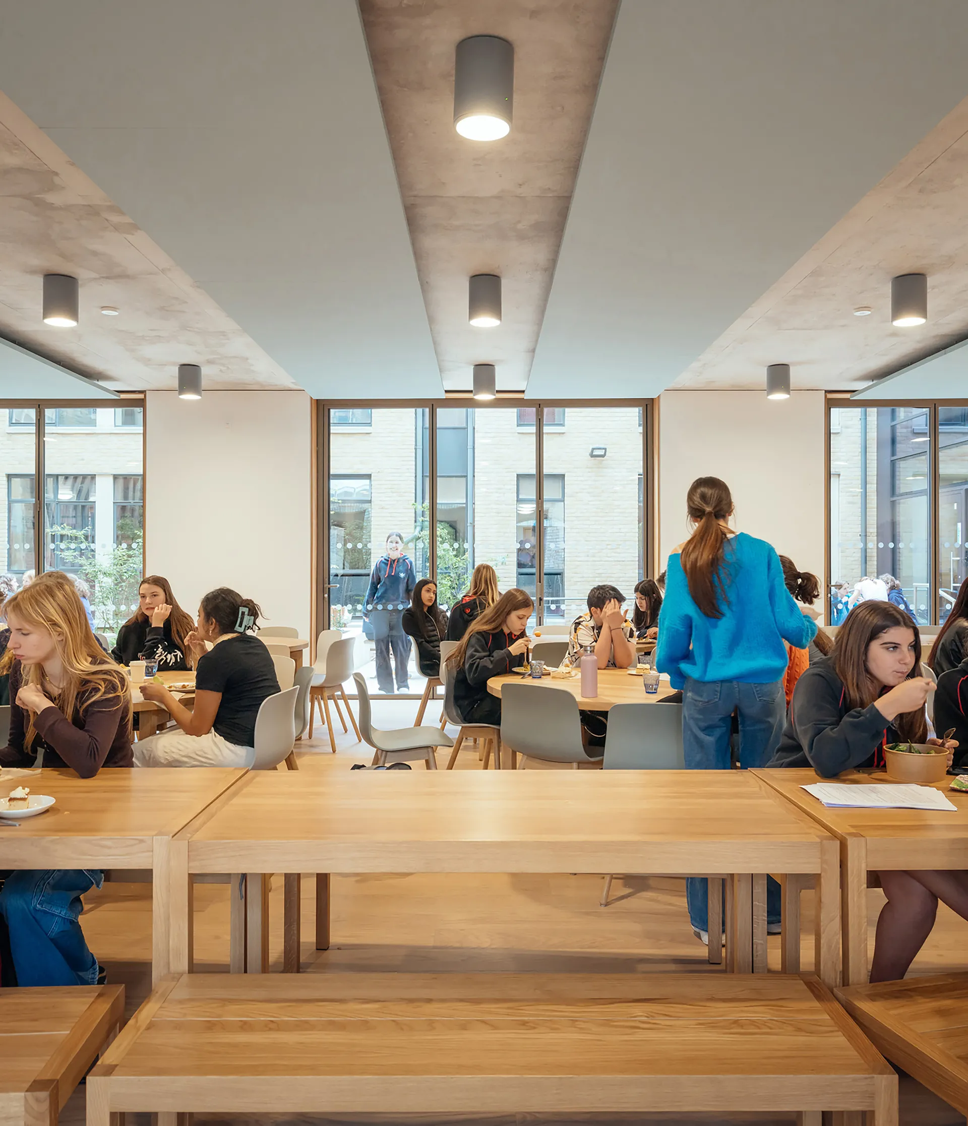 Godolphin and Latymer School – dining, library and sixth form