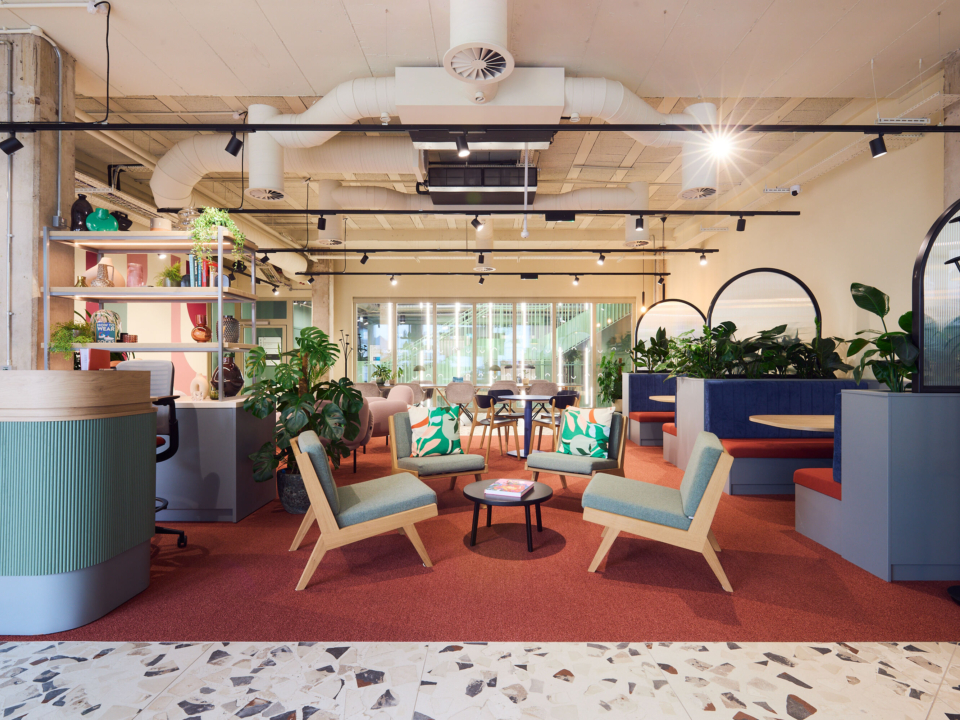 BDP Foundation H 006 Reception Co working by Bruntwood and Trafford Council